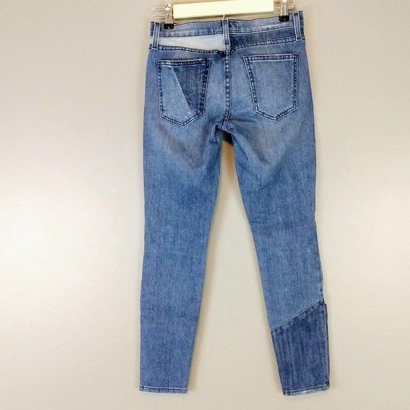 Current Elliott stiletto jeans geometric patchwork - Picture 3 of 7